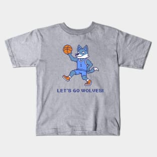 Let's Go Wolves Kids T-Shirt